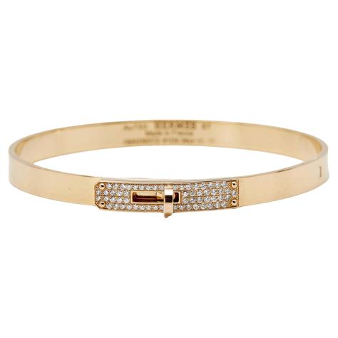 hermes kelly diamond bangle|hermes kelly chaine bracelet.